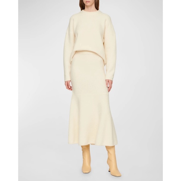 NWT SOLD OUT CLEA XS Alva Boucle Cocoon Knit Sweater in Ivory - Picture 12 of 13